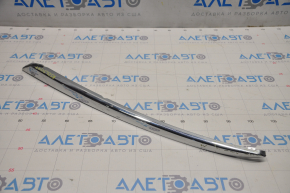 Front bumper molding left Nissan Pathfinder 13-16 prerest chrome, sand, scratches, small bumps