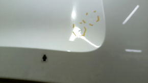 Hood naked Chevrolet Volt 11-15 white GBN, aluminum, dents, bumps
