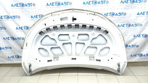 Hood naked Chevrolet Volt 11-15 white GBN, aluminum, dents, bumps