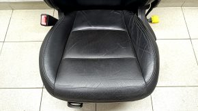 Driver's seat Chevrolet Volt 11-15 with airbag, mechanical, heated, leather, black, cracks in leather
