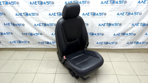 Driver's seat Chevrolet Volt 11-15 with airbag, mechanical, heated, leather, black, cracks in leather