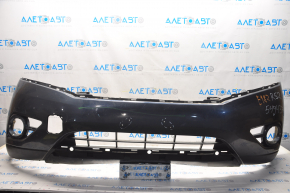 Bare front bumper Nissan Pathfinder 13-16 prerest, blue RBG, scratches, non-factory holes