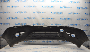 Bare front bumper Nissan Pathfinder 13-16 prerest, blue RBG, scratches, non-factory holes