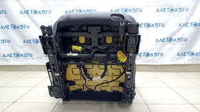 Chevrolet Volt 11-15 passenger seat with airbag, mechanical, heated, leather, black, cracks in leather, scratch