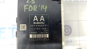 ECU block engine computer Subaru Forester 15-15 SJ 2.5 automatic transmission