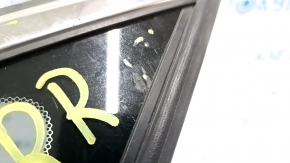 Window blind glass rear right Honda Civic X FC 16-21 4d scratches on chrome, scratches on glass