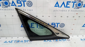 Window blind glass rear left Honda Civic X FC 16-21 4d scratches on chrome, scratches on glass