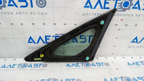 Window blind glass rear left Honda Civic X FC 16-21 4d scratches on chrome, scratches on glass