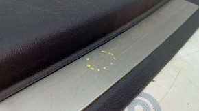 Door sill trim rear left Lexus IS250 IS350 06-13 black, with chrome insert, bumps, worn, broken fasteners