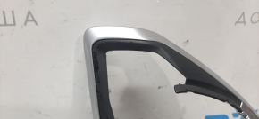 Tesla Model X Steering Wheel Cover 16-21 Chrome, Scratched Plastic