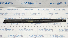 Lower front left door trim panel for Nissan Rogue 14-20 black