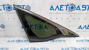 Window blind glass rear left Honda Accord 18-22 chrome scratches on chrome, scratches on glass