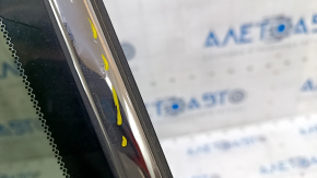 Window blind glass rear left Honda Accord 18-22 chrome scratches on chrome, scratches on glass