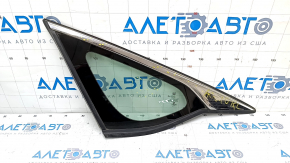 Window blind glass rear left Honda Accord 18-22 chrome scratches on chrome, scratches on glass