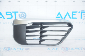 Lower grille front bumper right BMW X1 F48 16-19 X-line open without parking sensors
