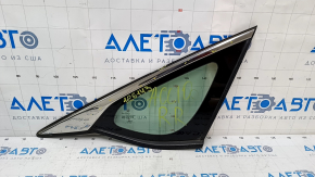 Window blind glass rear right Honda Accord 18-22 rubber tear, scratches on glass
