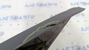 Window blind glass rear right Honda Accord 18-22 rubber tear, scratches on glass