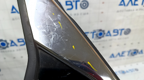 Window blind glass rear right Honda Accord 18-22 rubber tear, scratches on glass