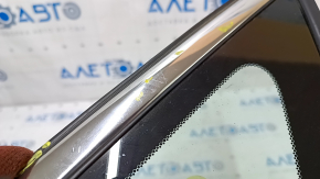 Window blind glass rear right Honda Accord 18-22 rubber tear, scratches on glass