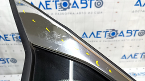 Window blind glass rear right Honda Accord 18-22 chrome scratches on chrome, scratches on glass
