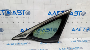 Window blind glass rear right Honda Accord 18-22 chrome scratches on chrome, scratches on glass