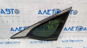 Window blind glass rear right Honda Accord 18-22 chrome scratches on chrome, scratches on glass