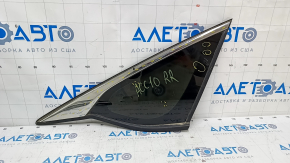 Window blind glass rear right Honda Accord 18-22 chrome scratches on chrome, scratches on glass