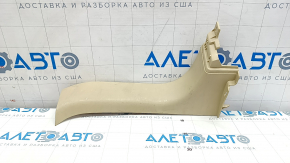 Trunk opening trim right Lexus RX350 RX450h 10-15 beige, worn