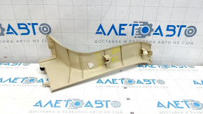 Trunk opening trim right Lexus RX350 RX450h 10-15 beige, worn