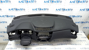 Torpedo front panel with AIRBAG Nissan Rogue 14-20 black, for cleaning