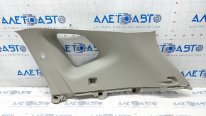 Arch trim right upper Nissan Rogue 14-20 gray under 2 rows, scratches
