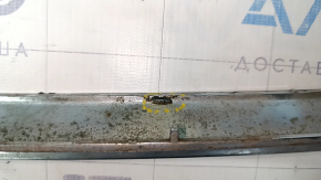 Lower rear bumper molding Nissan Rogue 17 - chrome, broken fasteners