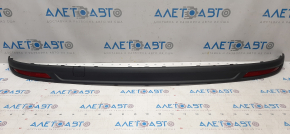 Rear bumper trim Ford Fusion mk5 13-18 1 pipe, structure, with plug and reflector, minor scratches