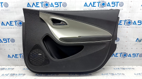 Door trim card front right Chevrolet Volt 11-15 black with gray insert, BOSE, broken fastener