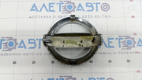 Nissan Rogue 17 Front Grille Emblem - Round, Chrome Bulged, Mount Broken
