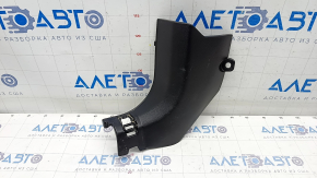Front pillar trim lower left Nissan Rogue 14-20 black, scratches