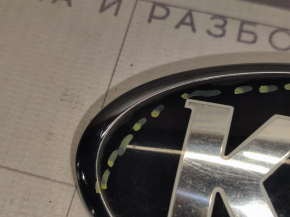 Kia Optima 11-15 radiator grille emblem black part peeled off