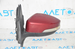 Side mirror left Ford Escape MK3 17-19 rest, red, 14 pins, turn signal, BSM, backlight