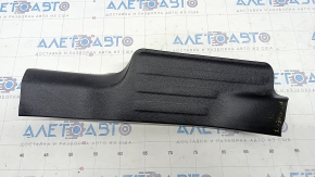 Door sill trim inner rear left Nissan Rogue 14-20 black, scratches