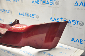 Bumper rear bare upper Jeep Patriot 11-17 red PRP