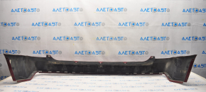 Bumper rear bare upper Jeep Patriot 11-17 red PRP