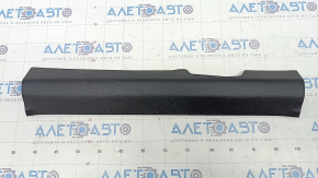 Door sill trim inner front left Nissan Rogue 14-20 black, scratches