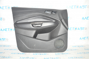 Door trim card front left Ford Escape MK3 17-19 rest, black, worn, crack