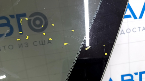 Right side window Mazda3 03-08 HB without molding, scratches on glass