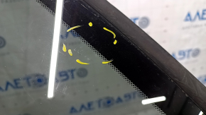 Window blind glass rear left Nissan Murano z51 09-14 scratches on glass