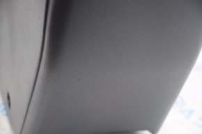 Console central armrest Nissan Leaf 18-21 leather black scratches