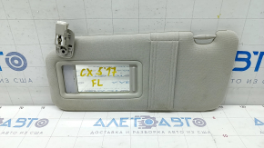 Left visor Mazda CX-5 17 - gray, with backlight, without hook, for dry cleaning