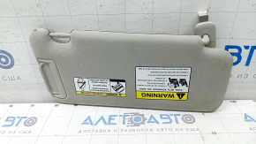 Left visor Mazda CX-5 17 - gray, with backlight, without hook, for dry cleaning