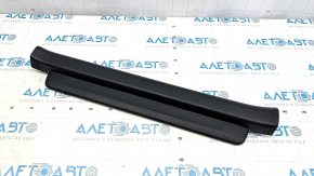 Door sill trim front right Lexus Hs250h 10-12 black, worn