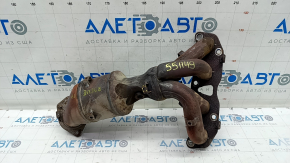 Exhaust manifold with catalytic converter Nissan Rogue 14-20 type 1 bolts are broken